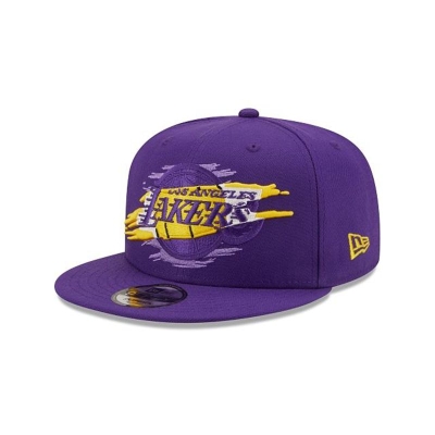 Los Angeles Lakers Gorra | New Era NBA Logo Tear 9fifty Snapback Cap Mexico - Morados